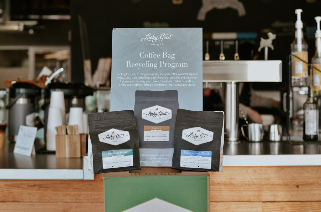 Our Coffee Bag Recycling Program!