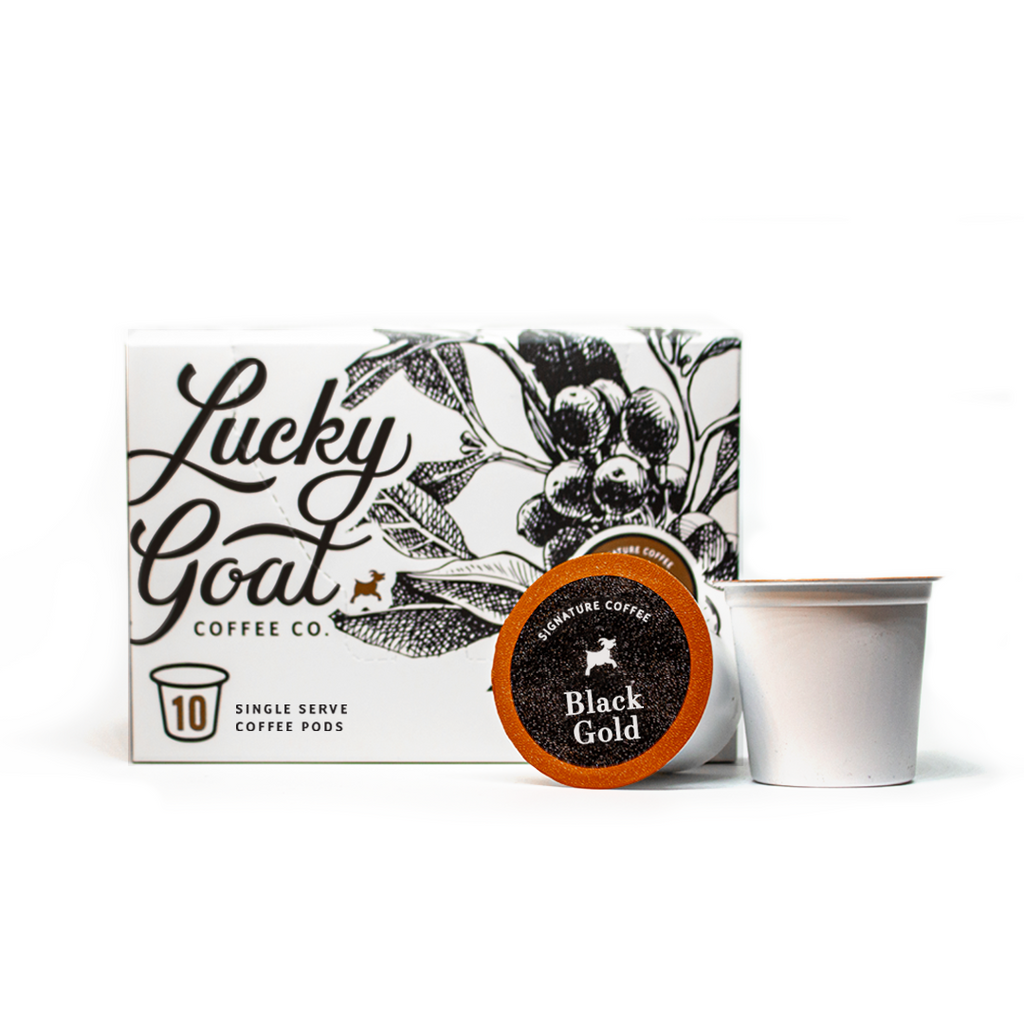 Black Gold French Roast Coffee Pods