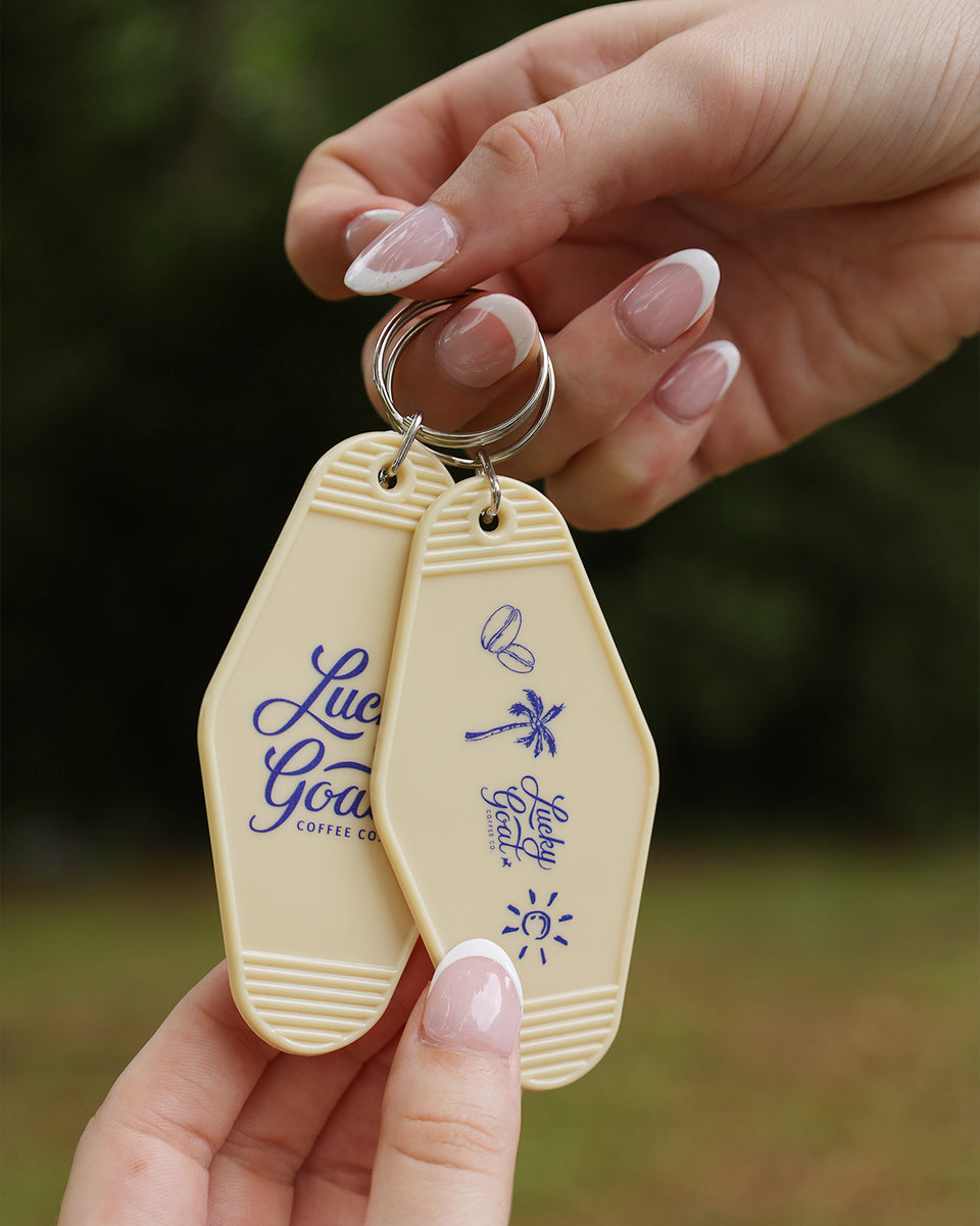 【全会場コンプ】iri Seek Motel Keychain Sun Methods Motel Keychain in Light Yellow – Lucky Goat Coffee