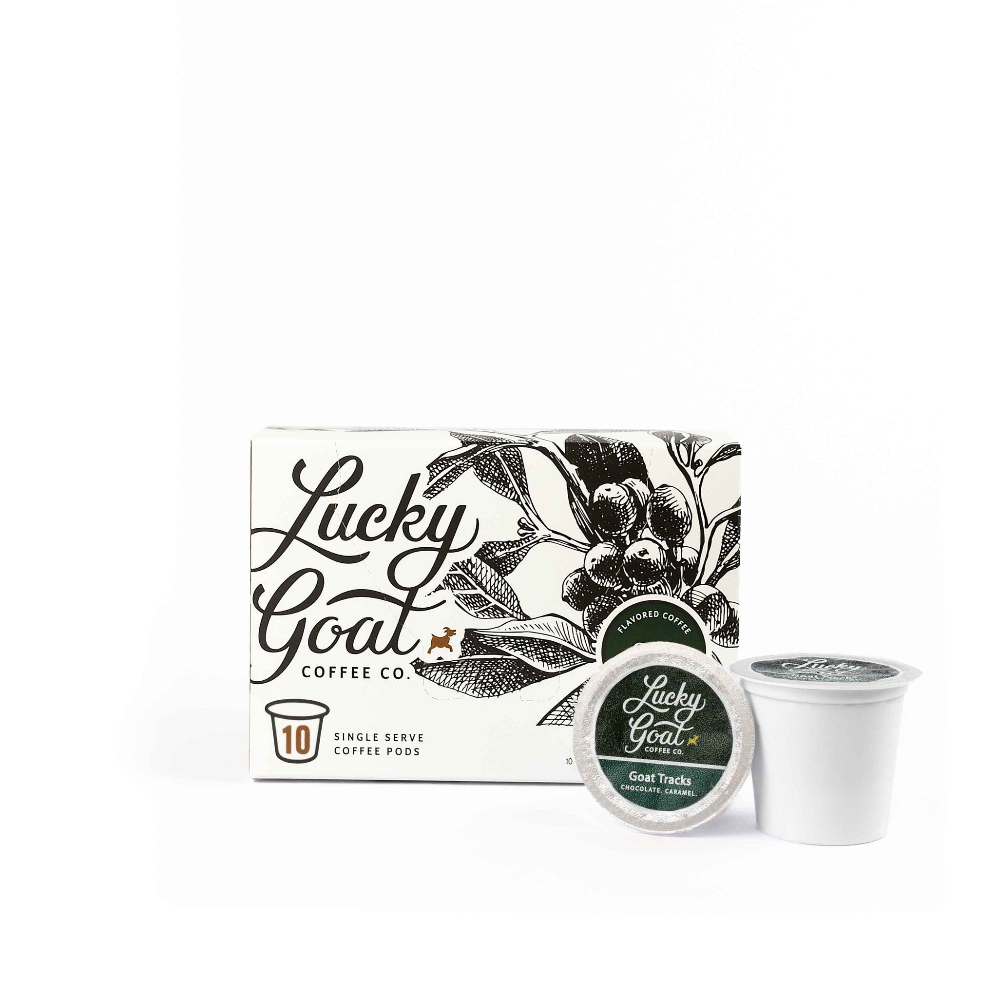 Goat Tracks - Single Serve Pods – Lucky Goat Coffee