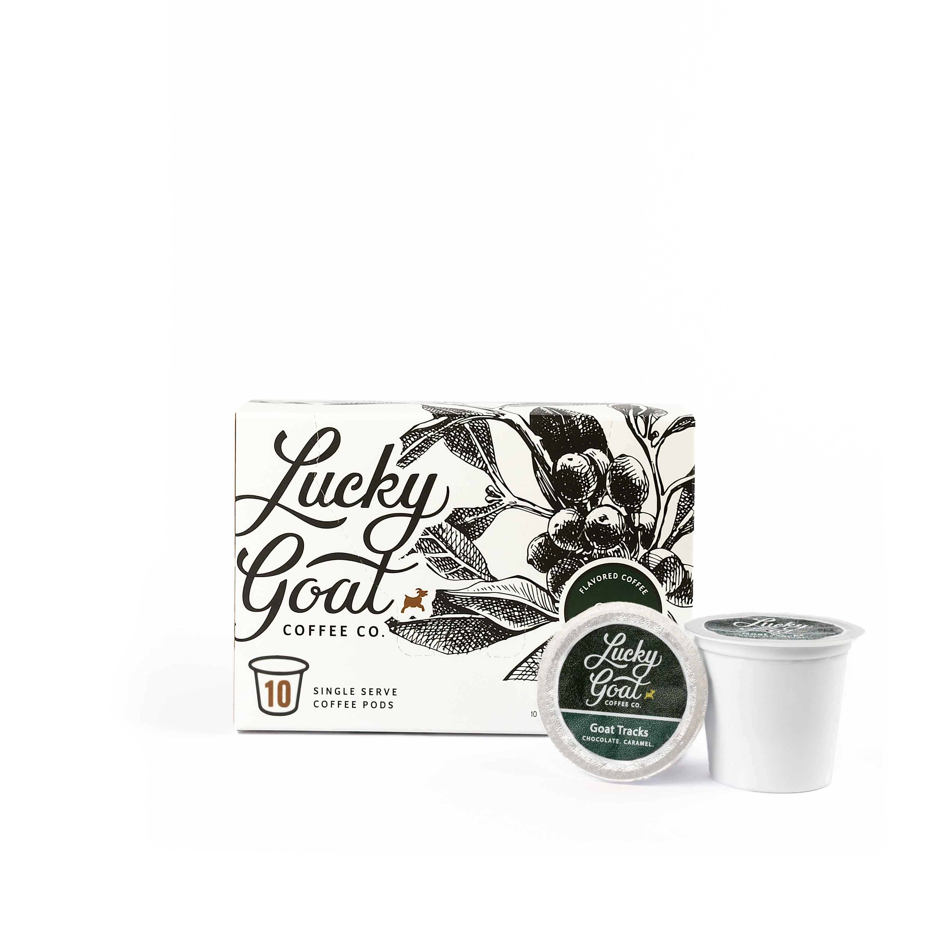 Goat Tracks - Single Serve Pods – Lucky Goat Coffee
