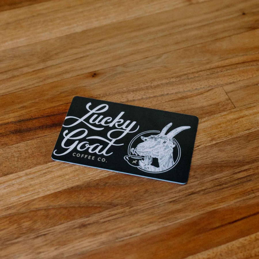 Billy Goat Café Gift Card – Lucky Goat Coffee