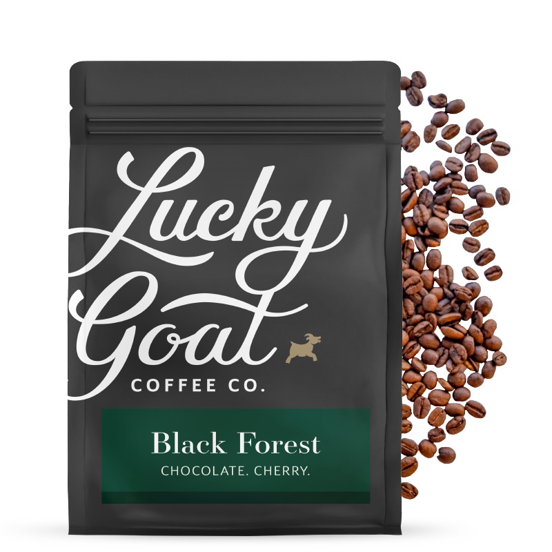 その他 Lucky Black Forest Flavored Coffee Beans – Lucky Goat Coffee