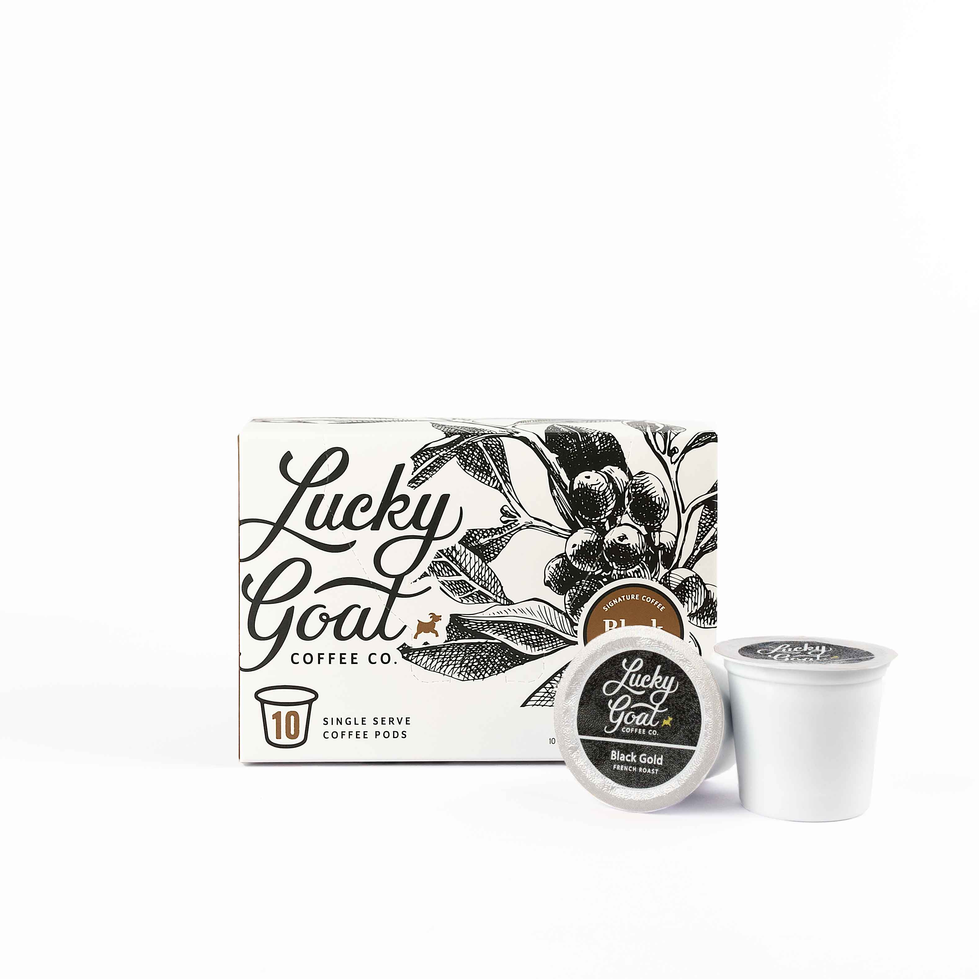 Black Gold - Single Serve Pods – Lucky Goat Coffee