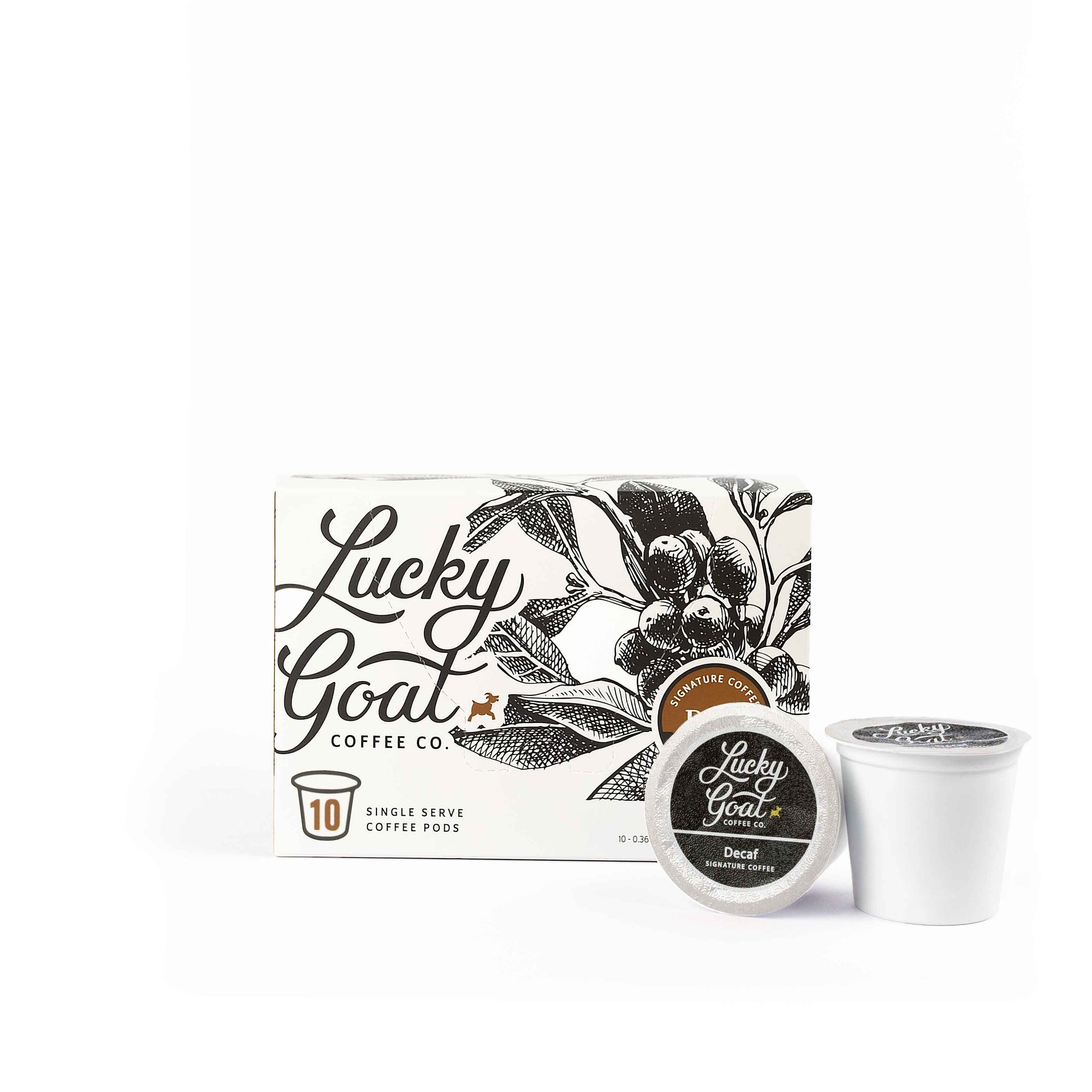 Decaf - Single Serve Pods – Lucky Goat Coffee