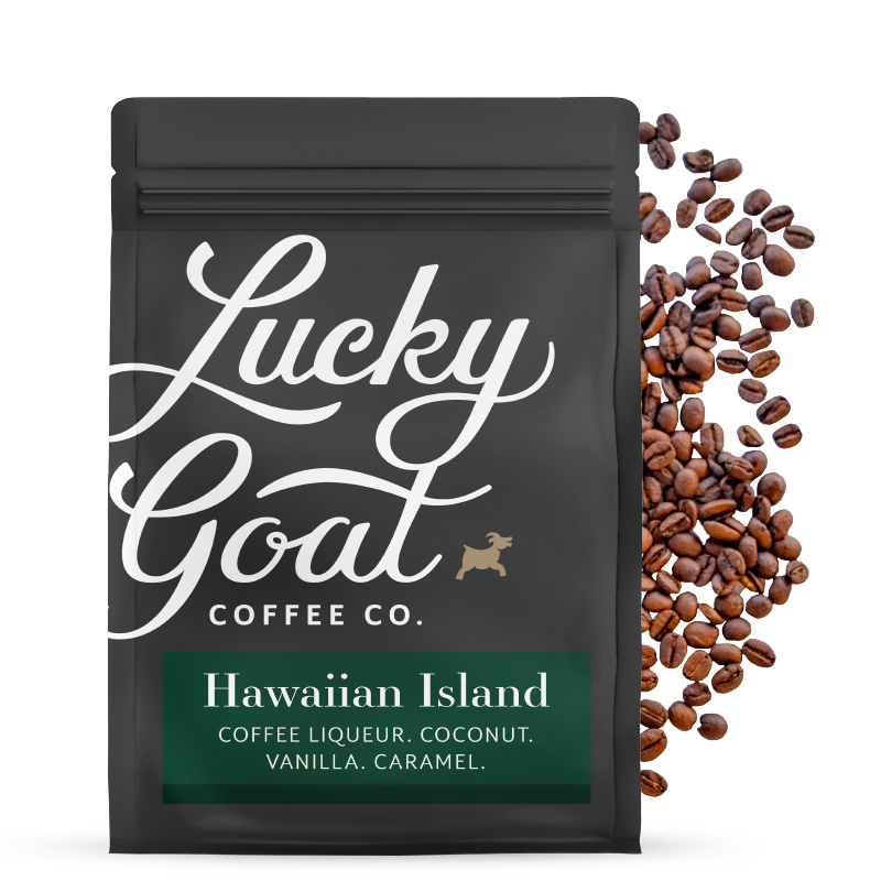 Hawaiian Island Blend | Kahlua Flavored Coffee – Lucky Goat Coffee