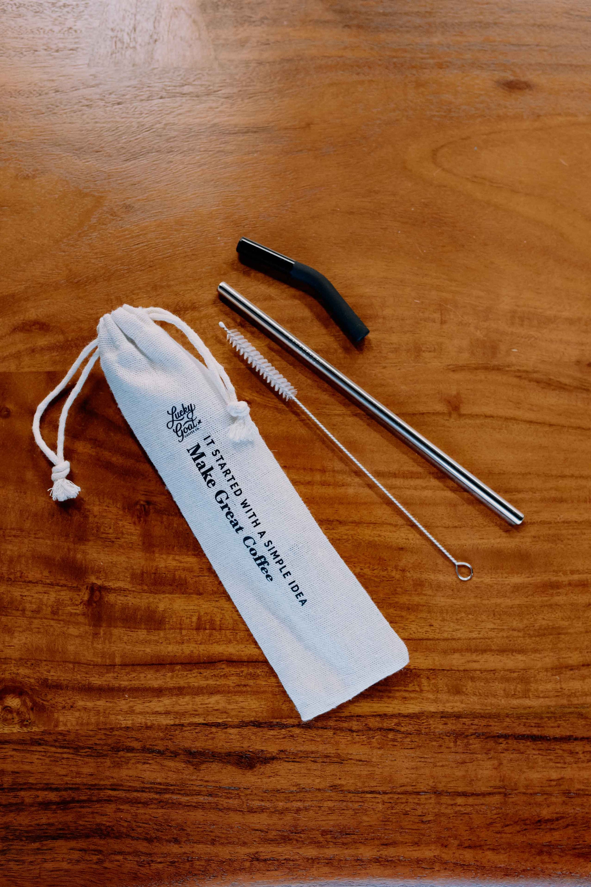 Reusable Straw – Lucky Goat Coffee
