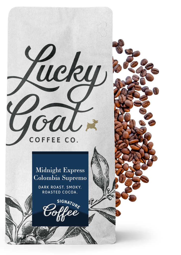 Midnight Express Colombia Supremo – Lucky Goat Coffee Midnight Express Colombia Supremo – Lucky Goat Coffee