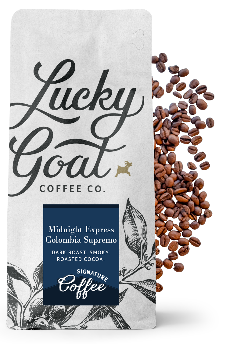 Midnight Express Colombia Supremo – Lucky Goat Coffee Midnight Express Colombia Supremo – Lucky Goat Coffee