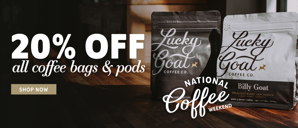 20% Off All Coffee and Pods