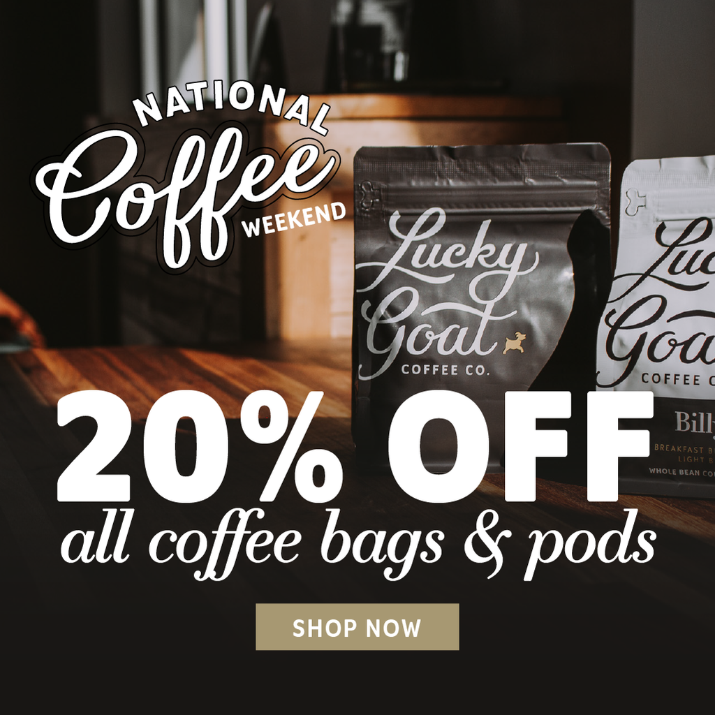 20% Off All Coffee and Pods