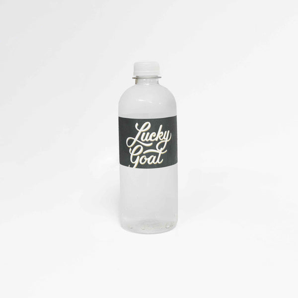 Water bottle on white background