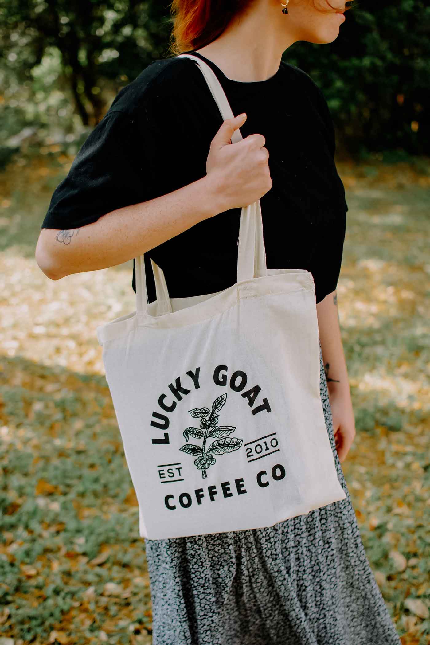 Lucky Goat Tote Bag – Lucky Goat Coffee